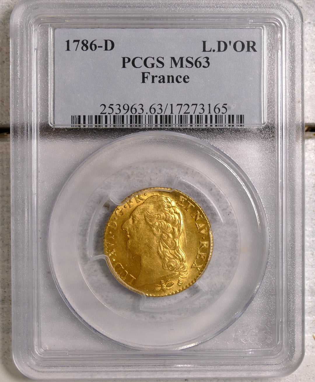 1786-D FRENCH L.D'OR