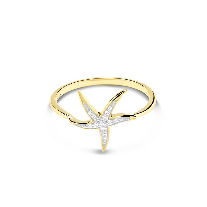 14kt Gold Lab Diamond Star Fis