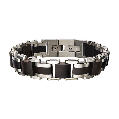 Stainless Steel with Ebony Woo