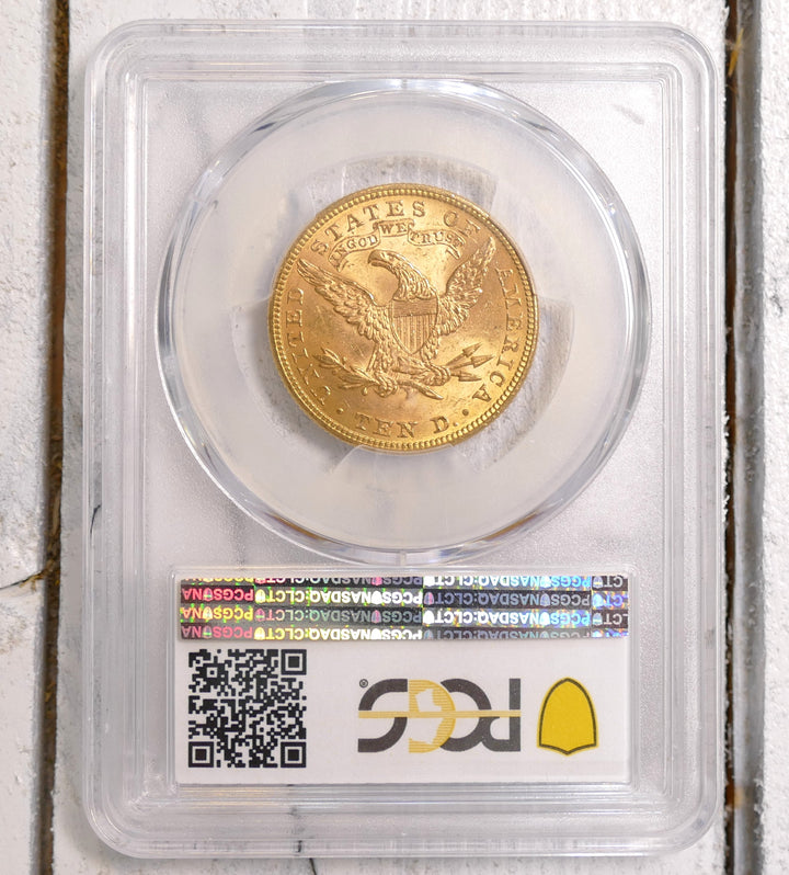 US 1882 $10 gold coin Philadelphia Mint