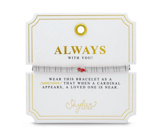 Stia Couture - - Silver "Always With You" Stretch Bracelet