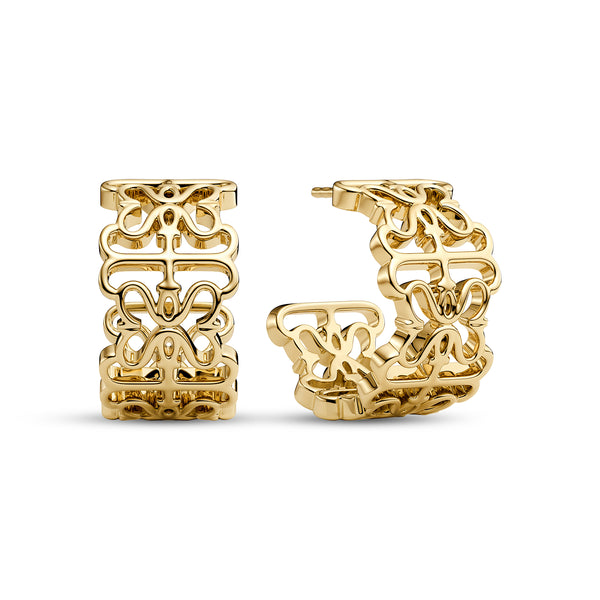 Sif Jakobs - - Gold Plated Icona Hoop Earrings