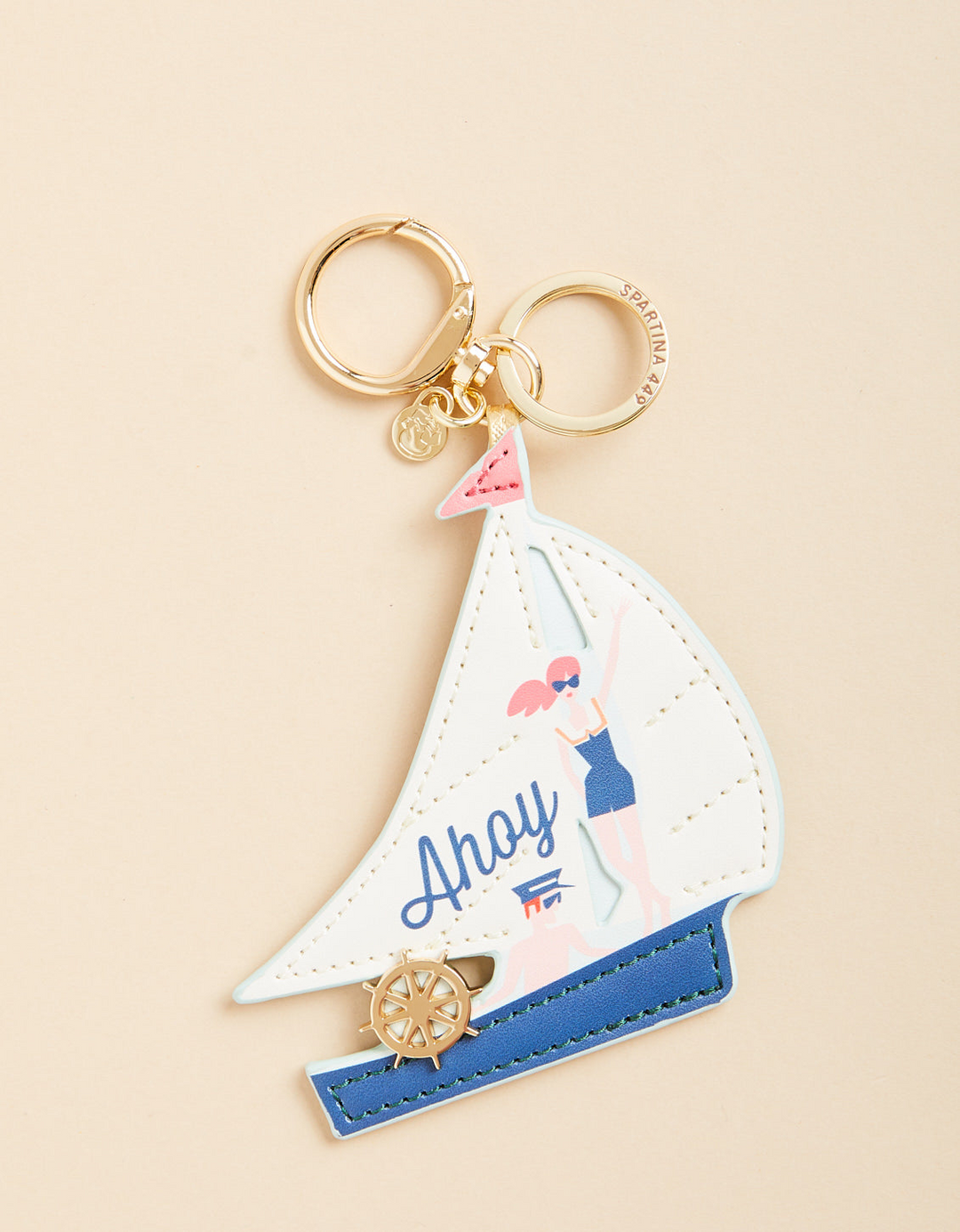 Keychain Ahoy Sailboat