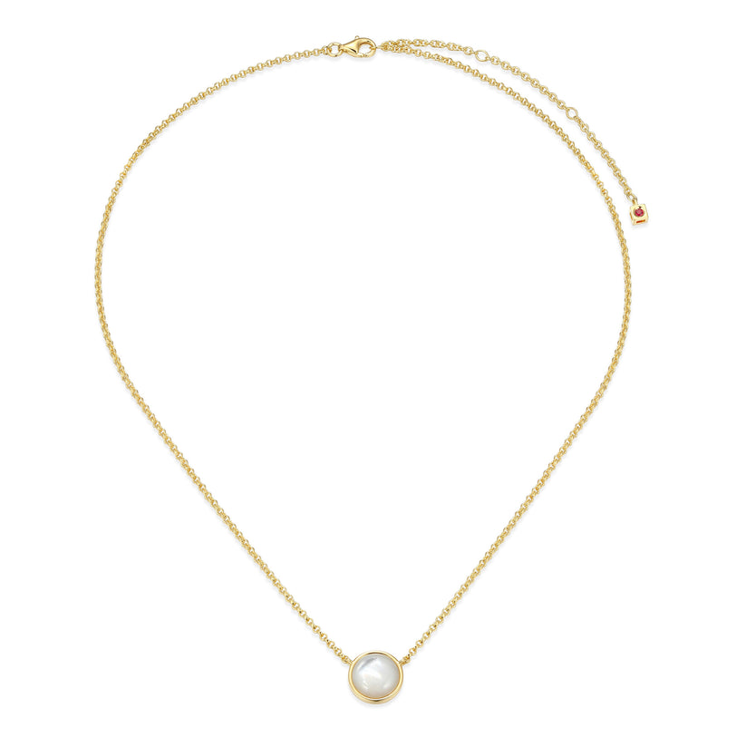 Sterling Silver Gold Plated Mo