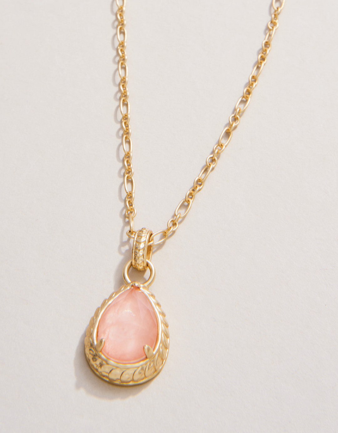 KARINA TEARDROP NECKLACE 18" P