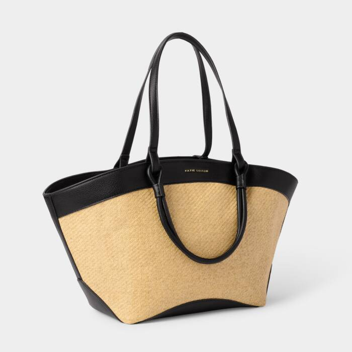 RIVIERA RAFFIA MINI TOTE BAG |
