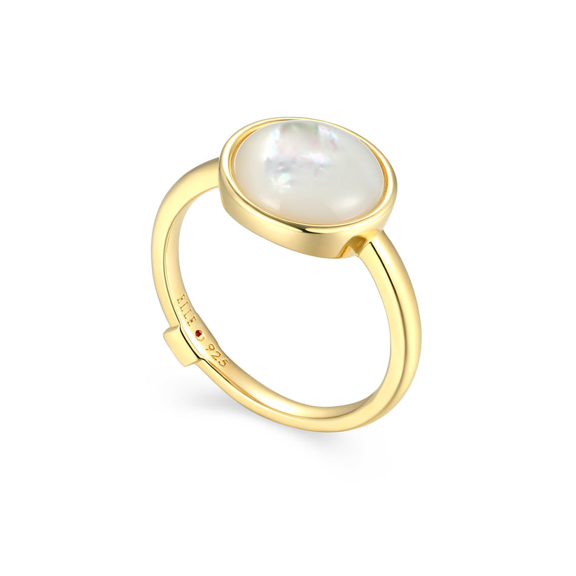 Sterling Silver Gold Plated Mo