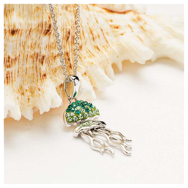 Sterling Silver Jellyfish Gree
