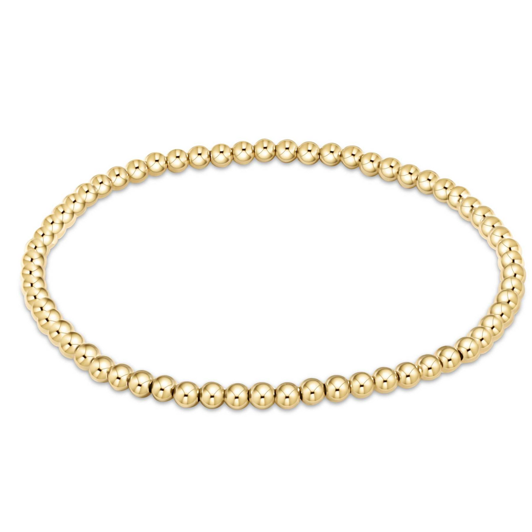 enewton - Classic Bead Bracelet 3mm Gold-Filled Bracelet (E-Girl 5.5")