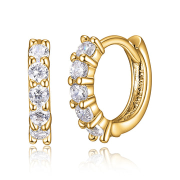 REIGN YGP CLEAR CZ 5 STONE TIN