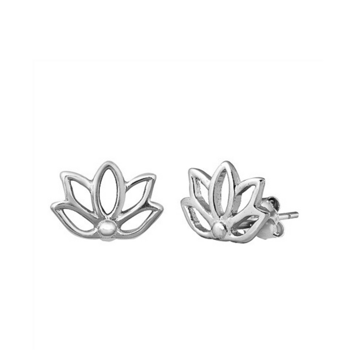 SS Lotus Earrings
