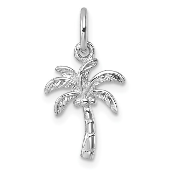 SS POLISHED PALM TREE PEND