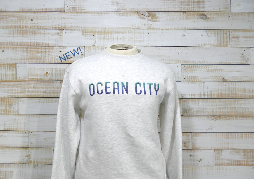 Long Sleeve Crew Neck OC Ombre Sweatshirt - Heather