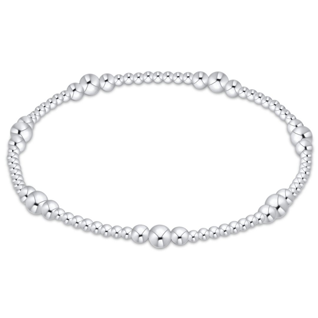 enewton - Beaded Purpose 4mm Sterling Silver Bracelet (Standard 6.25")