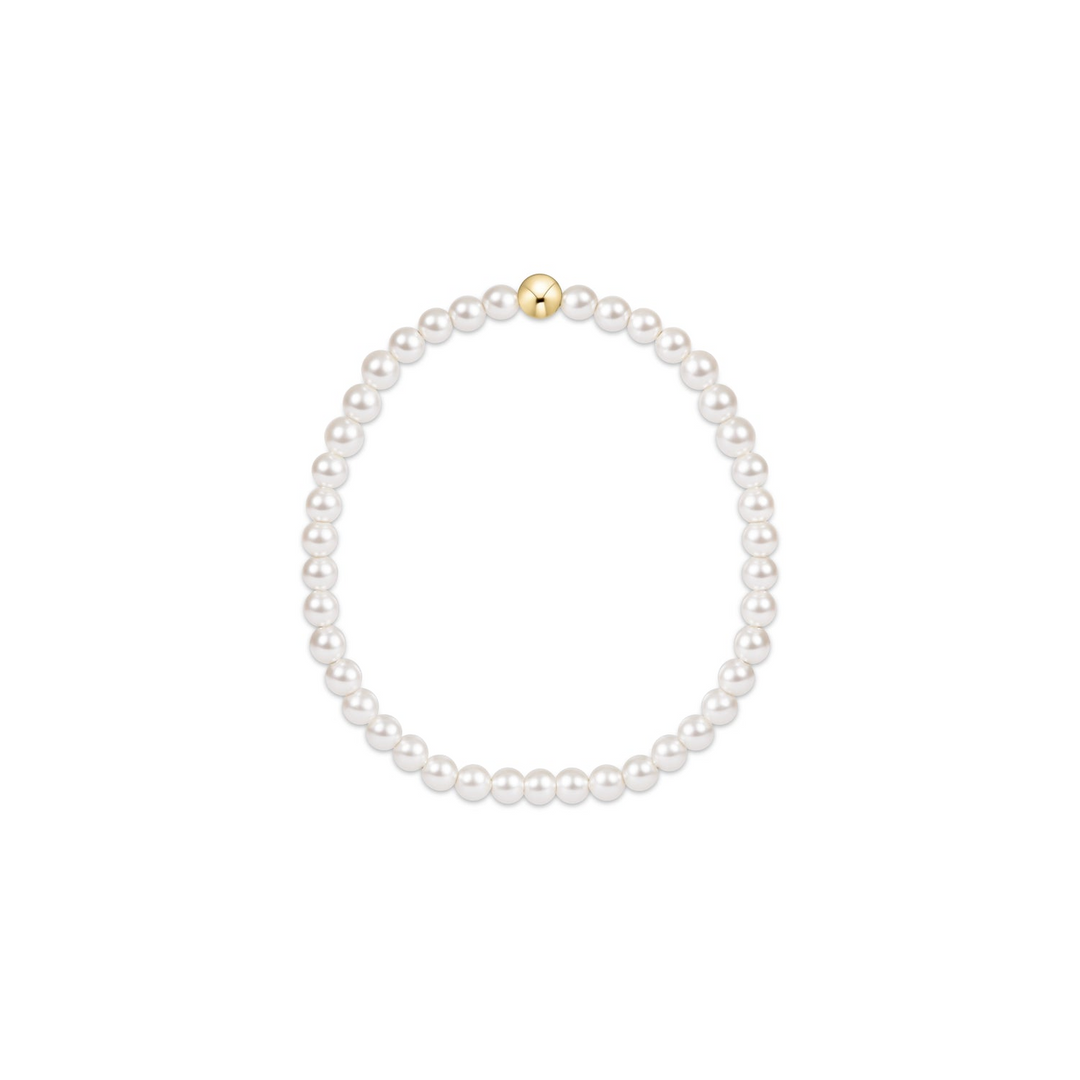enewton - Classic Pearl - 4mm Pearl & Gold-Filled Bracelet (Extends 7.25")