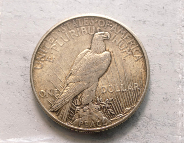 United States 1921 Peace Dollar AU 58