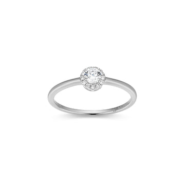 SS RHOD LAB DIA 1/4CT PROMISE