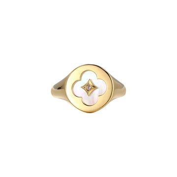 SS GP MOP BLISS RING SZ6