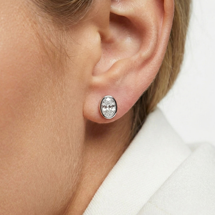 SARDINIEN OVALE EARRINGS 925 S