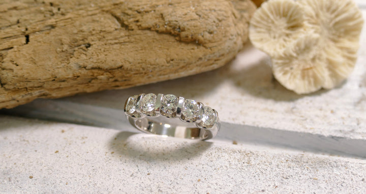 Platinum White Gold 1.52ct Diamond Ring (Size 6.5)