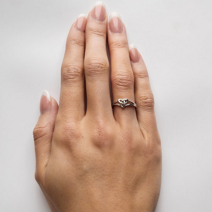 Sterling Silver Trinity Ring