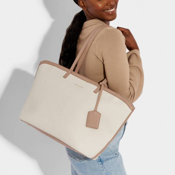 AMALFI CANVAS TOTE BAG | Off W