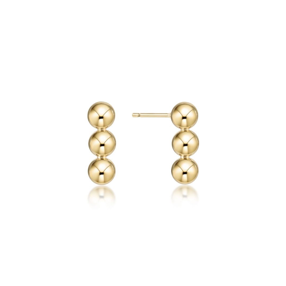 enewton - 14k gold-filled - Yellow Gold 6mm Beaded Joy Stud Earrings