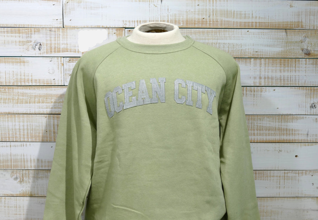 OC Long Sleeve Crew Neck Sweatshirt - Light Green