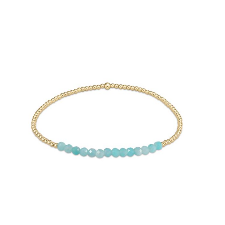 enewton - 14k gold-filled - Yellow Gold Amazonite Stretch Bracelet