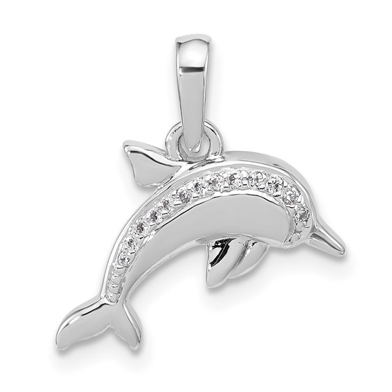 Sterling Silver Rhodium-Plated
