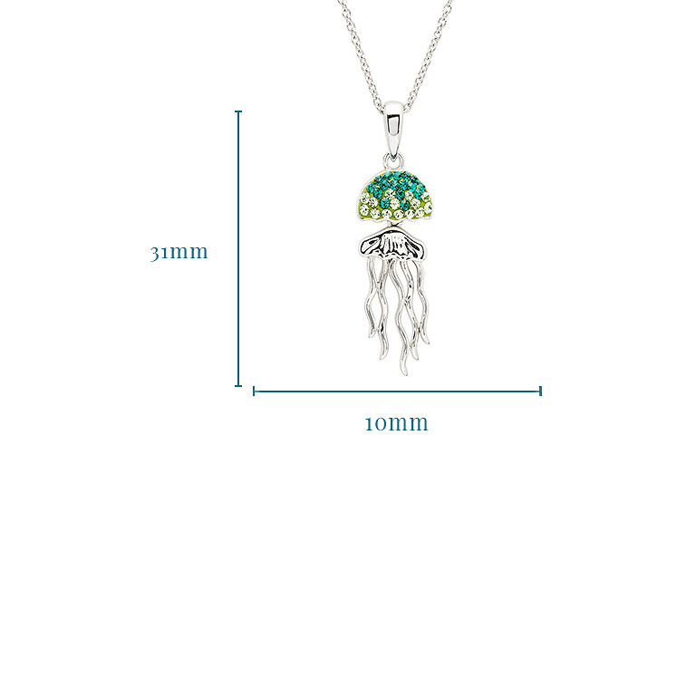 Sterling Silver Jellyfish Gree
