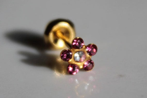 24KT GP ROSE W/ CRYSTAL-OCTOBE