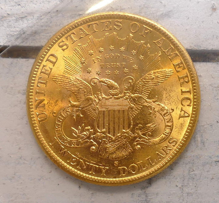 US 1897 DOUBLE EAGLE S MINT RAW