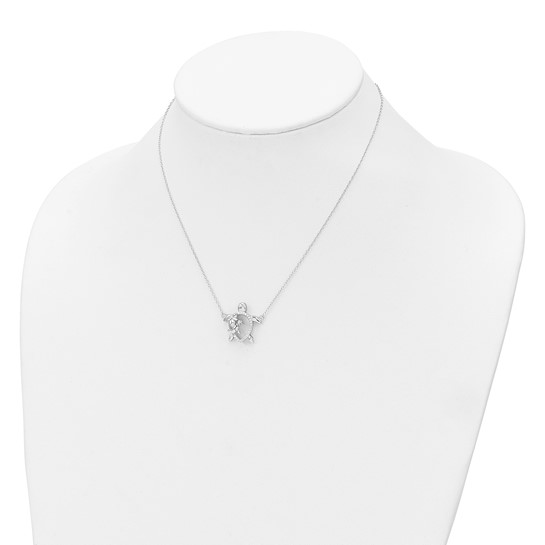 Sterling Silver Rhodium-Plated