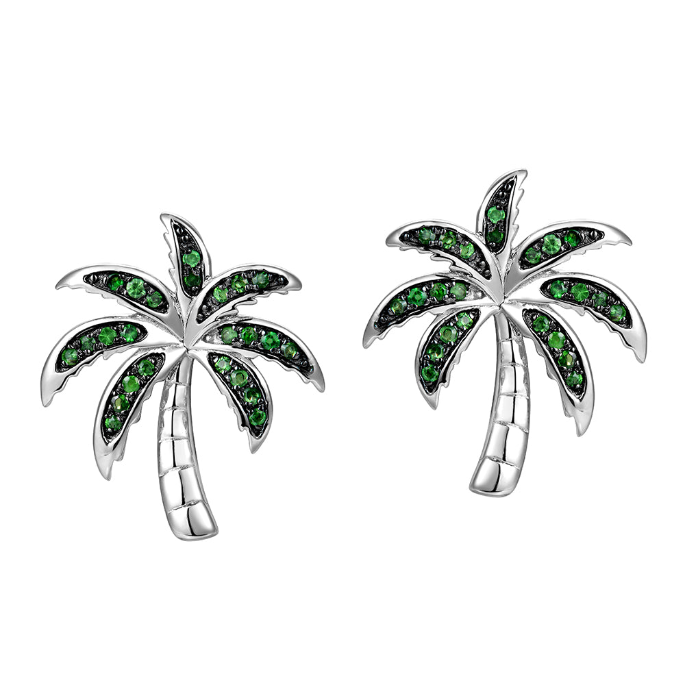 SS 925 Palm Tree TS Earrings;