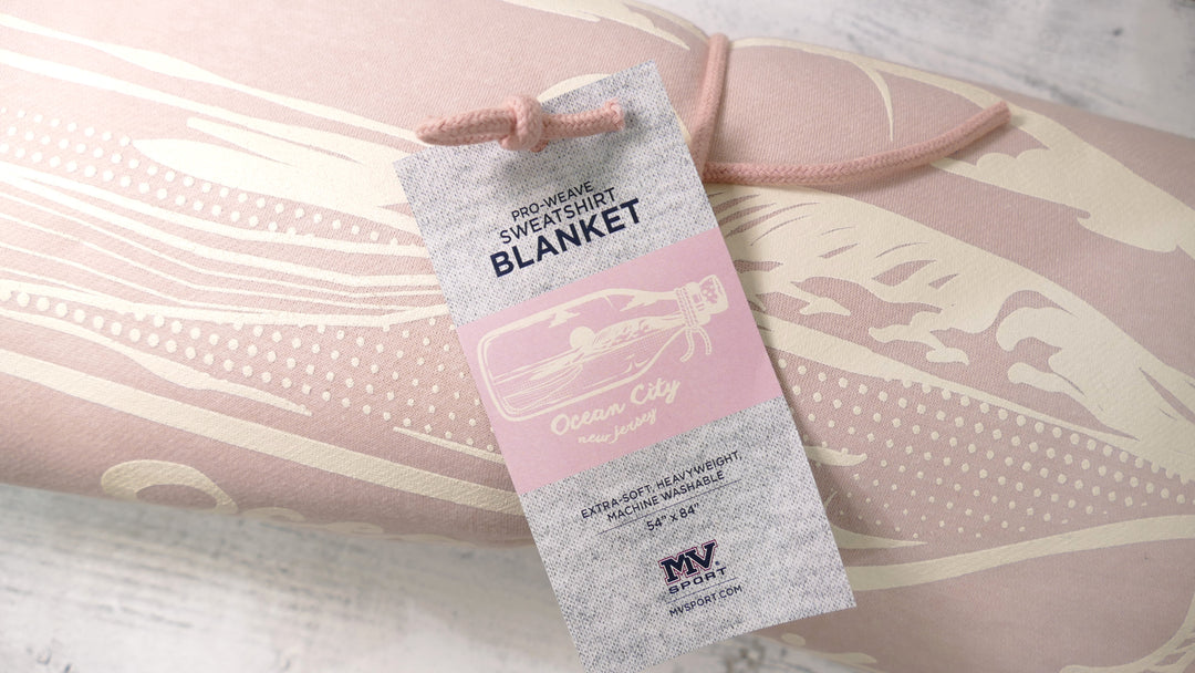 Cameo Pink Pro Weave Bottle Design OCBP Blanket