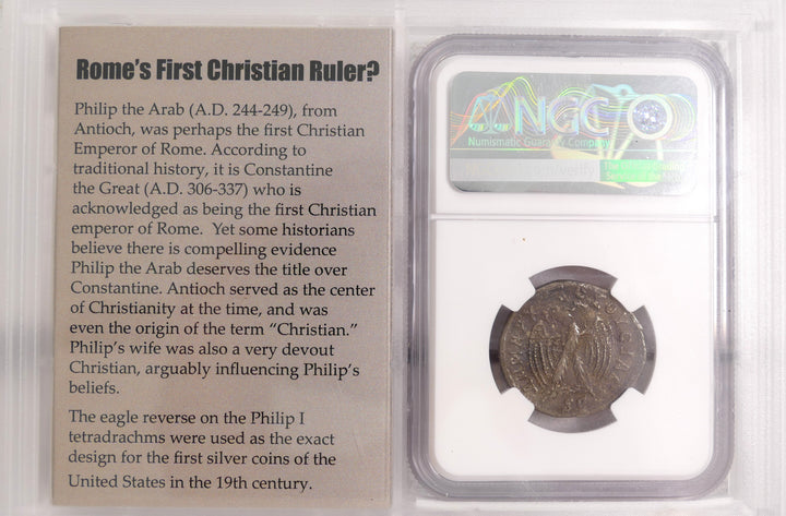 ROMAN EMPIRE 244-249 AD BI TETRADRACHM Mint