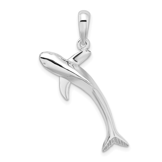 SS 3D BLUE SHARK PEND