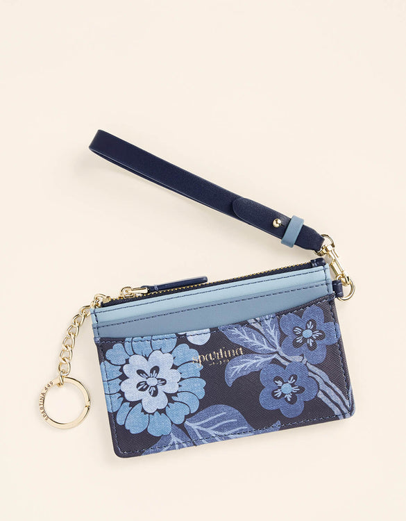 Spartina - - Japonica Floral Navy - Slimcard Coinpurse Accessory