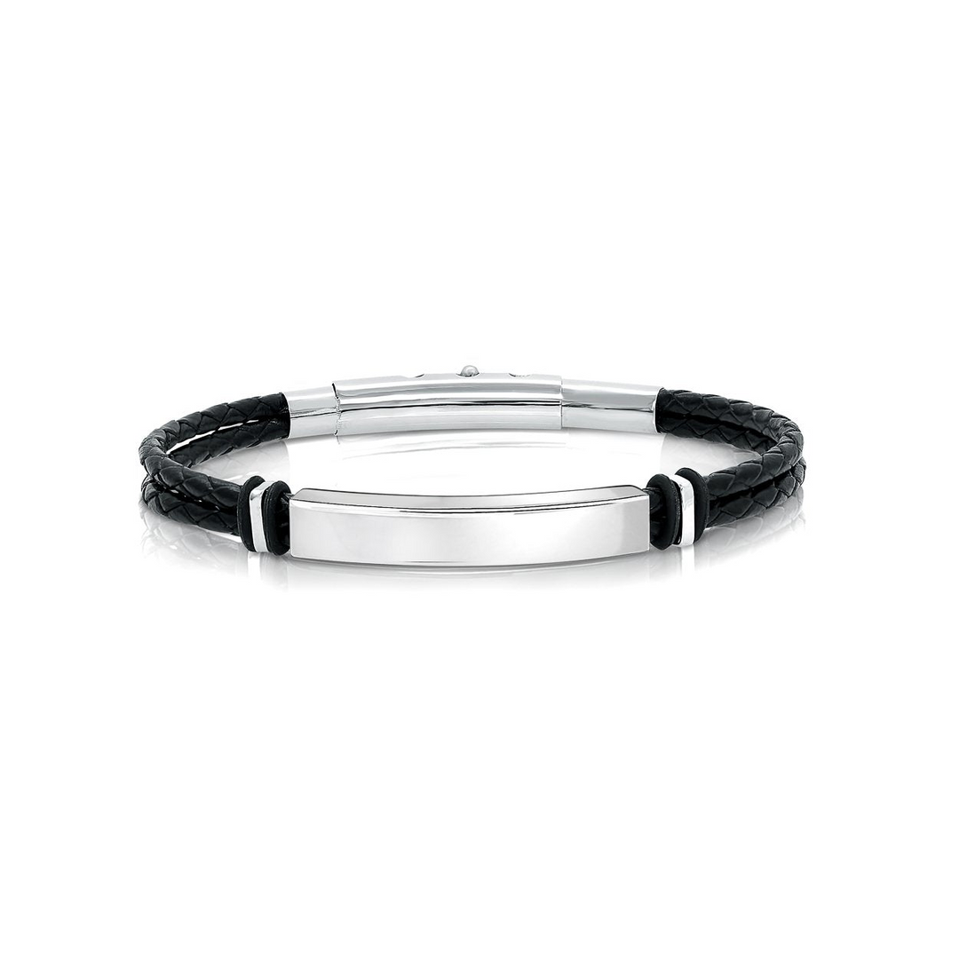 S. STEEL ID PLATE 3-WAY-CLASP