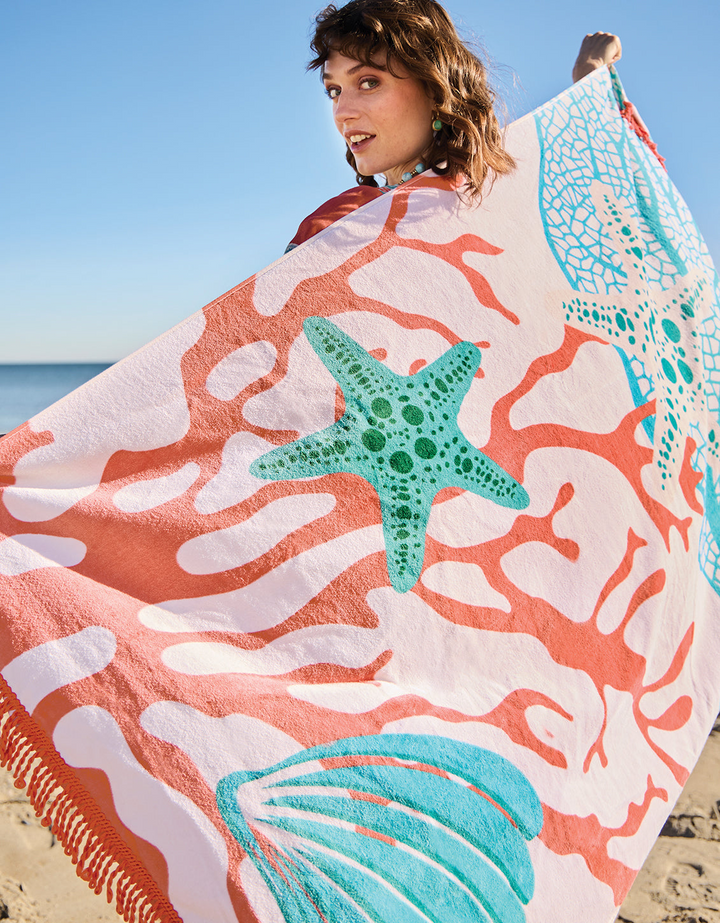 Beach Towel Ogeechee Sea Life