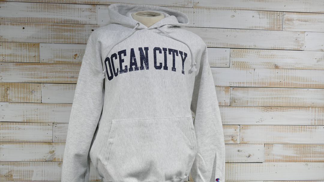 Champion - Long Sleeve Hooded Sweatshirt - Gray (Large)