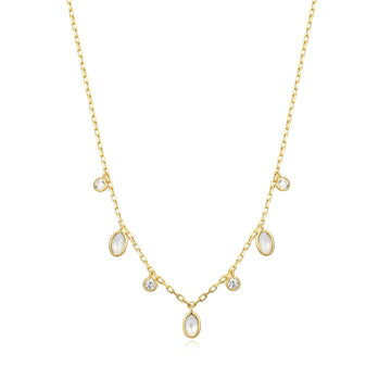 REIGN YGP MOP CLEAR CZ DANGLE