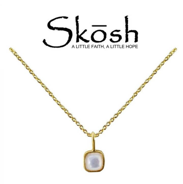 14KT Gold Plated Square Mother