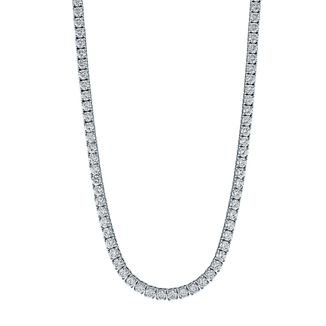 S.STEEL 3MM-WHITE-CZ SIDE-CLAS