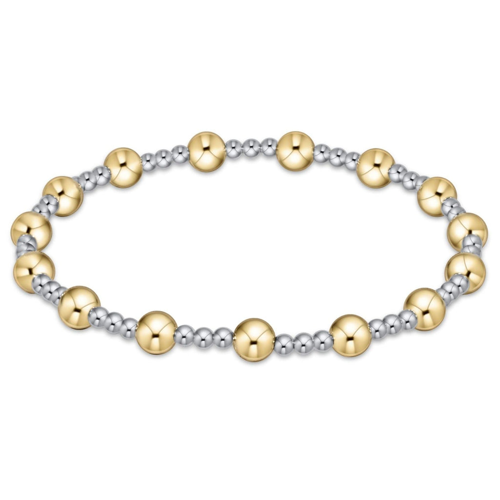 enewton - Beaded Bracelet Sincerity Pattern Classic Gold-Filled Bracelet (Standard 6.25")