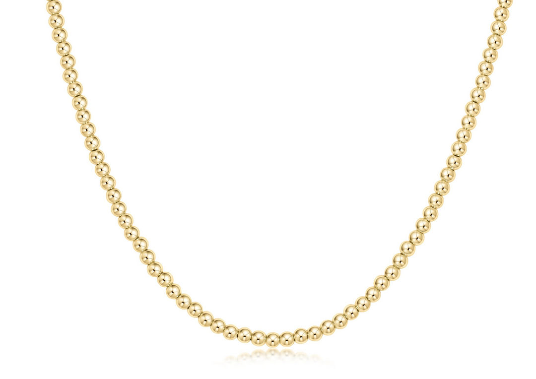 enewton - 14k gold-filled - Yellow Gold 3mm Classic Necklace 15"