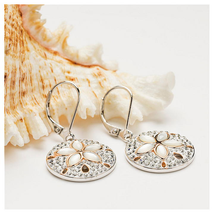 Sterling Silver White Crystal