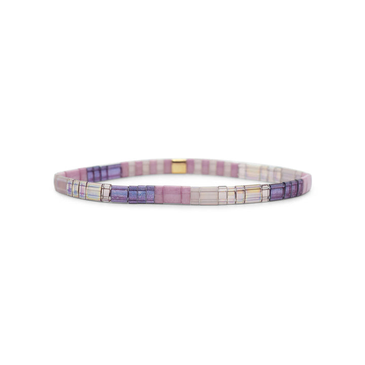 Stia Couture - - "Brave" Tila Bead Stretch Bracelet