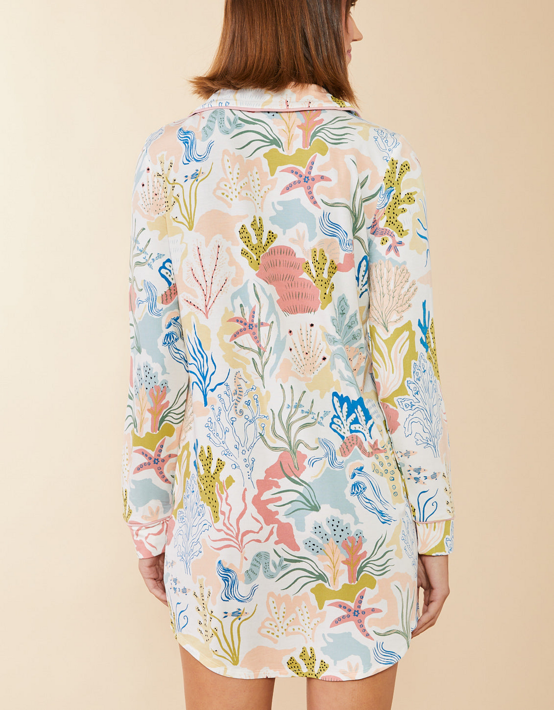 Spartina - - PJ Sleep Shirt - Seafoam Mermaid